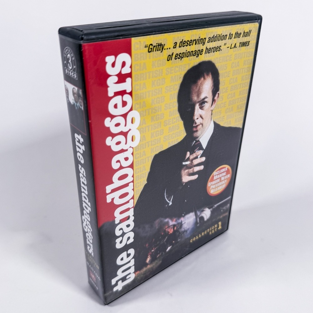 The Sandbaggers Collection Set 1 DVD 3-Disc Spy TV Series Roy Marsden Granada